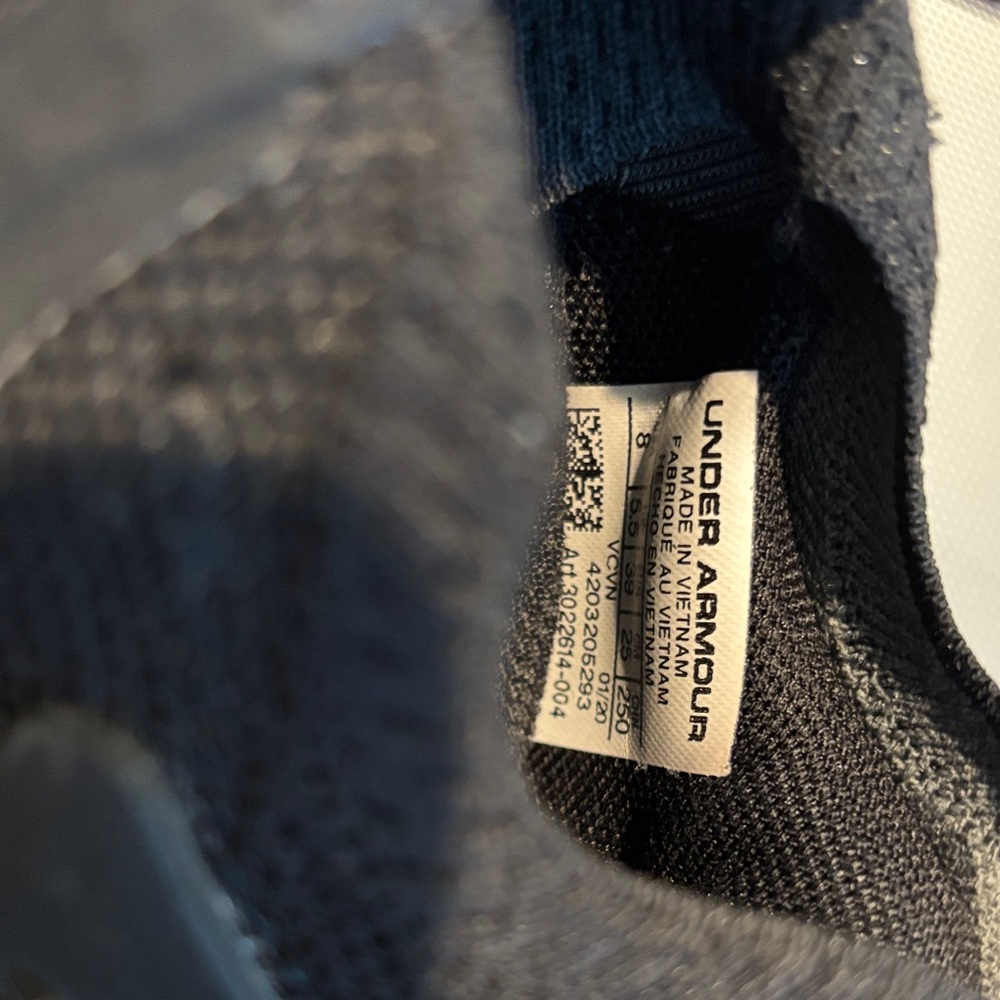 Under Armour Black and White Training Sneakers - Picture 2 of 4